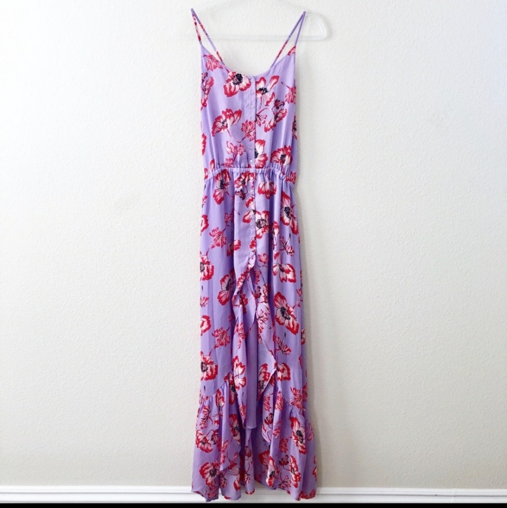 Belle Vere Lilac Floral Maxi Dress Size S
